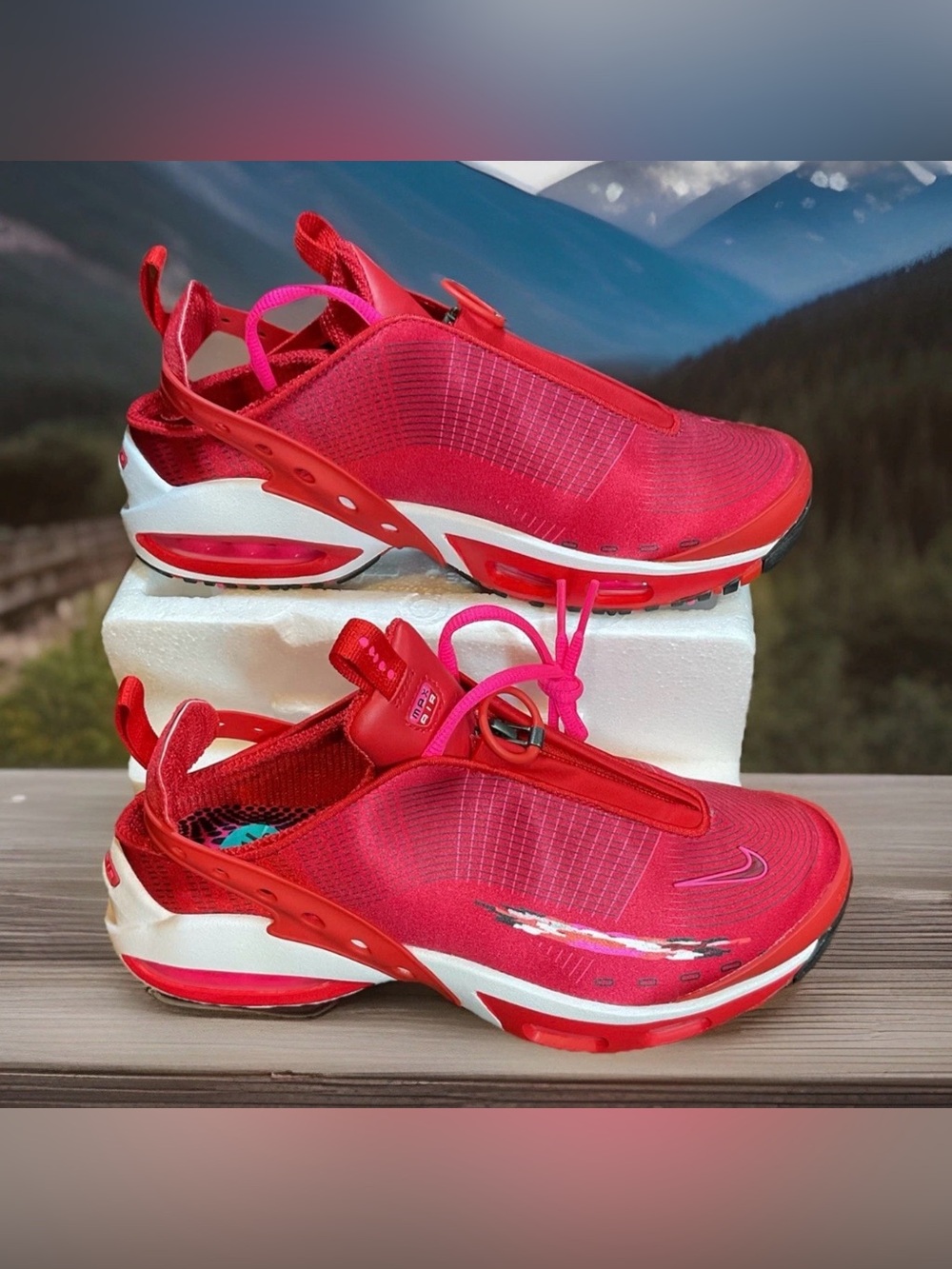 New Nike Women's Size 7.5 Air Max Craze Shoes - University Red (FZ2089-600)